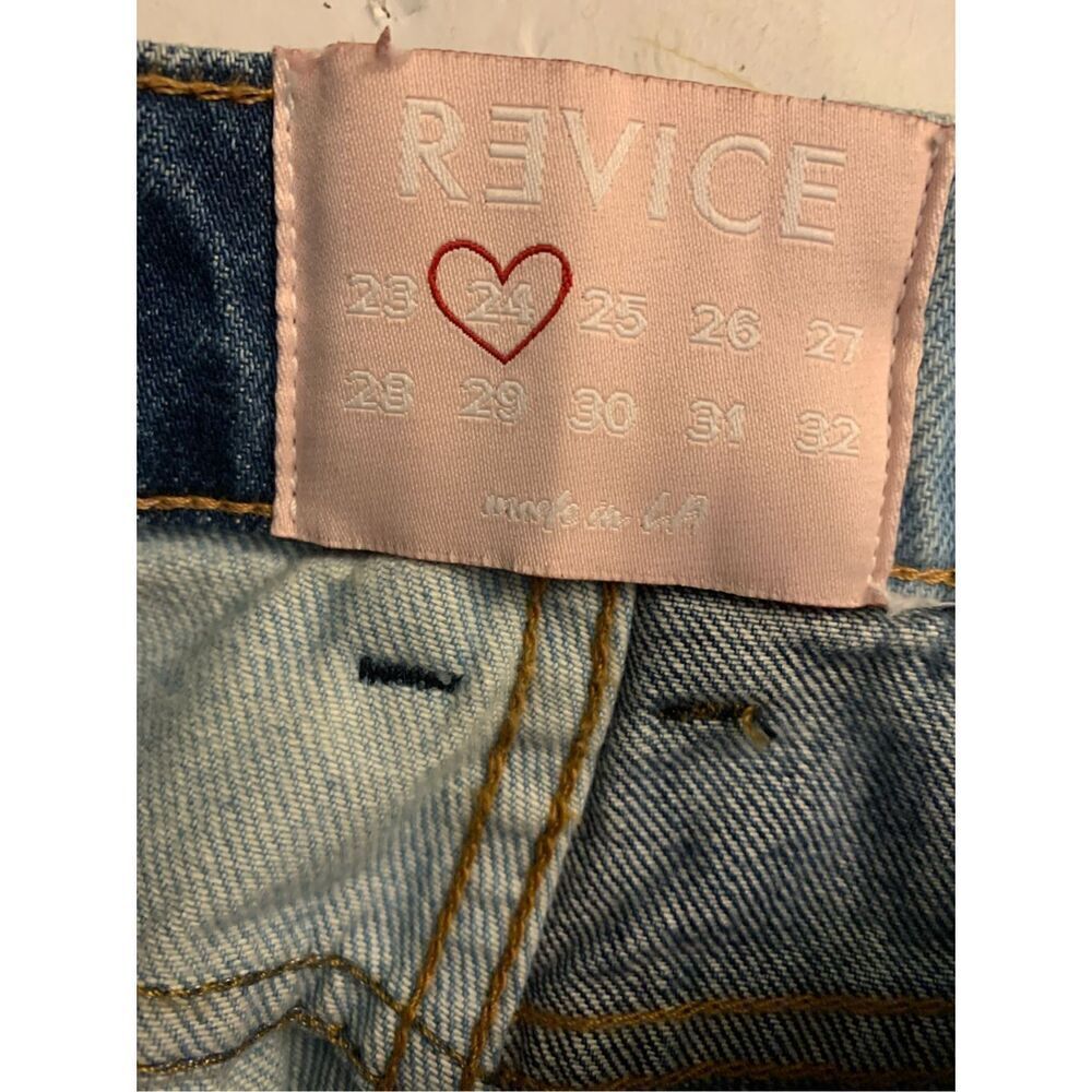 Revice Denim jeans two tone women's size 24 - Picture 4 of 5